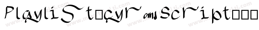 Playlist_cyr Script字体转换